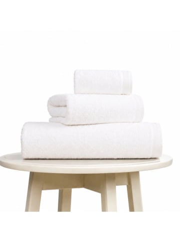 3tlg. Handtuch-Set in Creme
