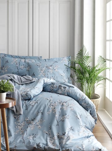 Renforcé beddengoedset "Chicory" mintgroen