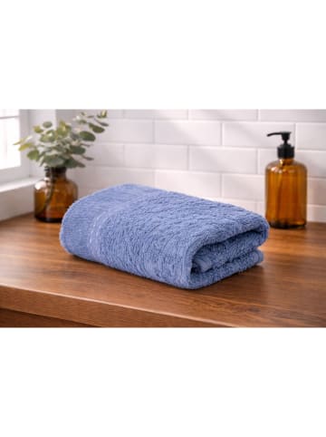 6-delige set: gastendoeken blauw