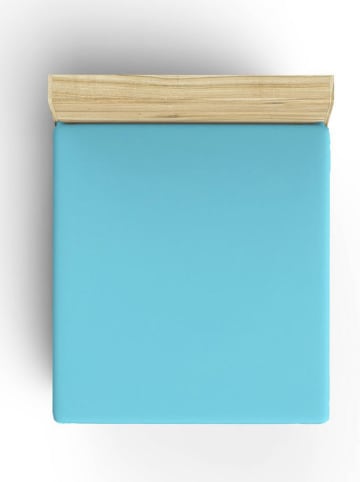 Renforcé hoeslaken turquoise