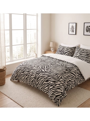 Beddengoedset  "Zebra" zwart/wit