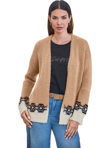 Cardigan in Camel