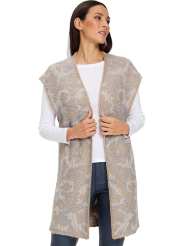 Longcardigan in Taupe