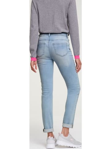 Dżinsy - Slim fit - w kolorze błękitnym