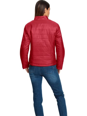 Wende-Übergangsjacke in Rot/ Schwarz