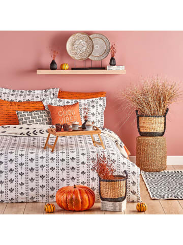 Renforcé beddengoedset "Eva" terracotta
