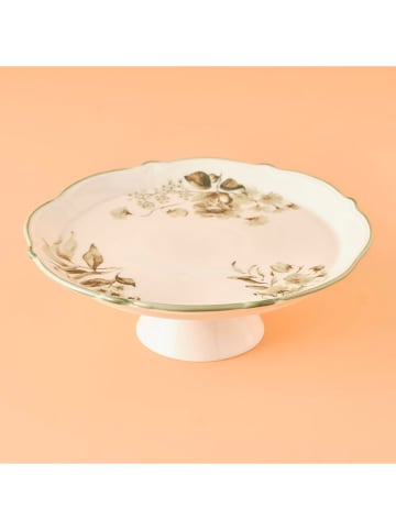 Kuchenplatte "Julia" in Weiß/ Grün - Ø 32 cm