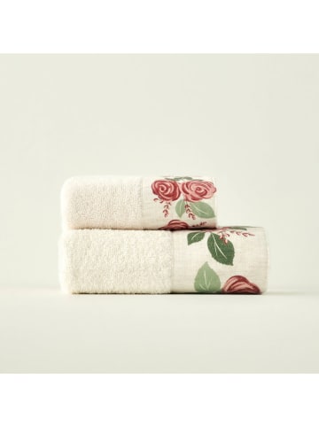 Handdoek crème - (L)90 x (B)50 cm