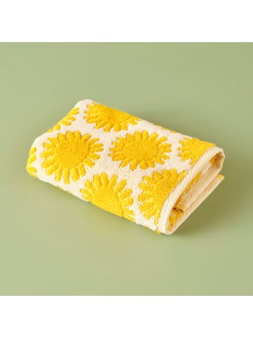 Ręcznik "Sunny" w kolorze żółtym do rąk - 70 x 50 cm