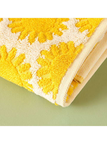 Handtuch "Sunny" in Gelb - (L)70 x (B)50 cm
