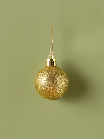 12tlg. Weihnachtskugel-Set in Gold - Ø 4 cm