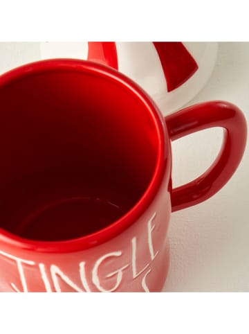 Mok "Merry" rood - 750 ml
