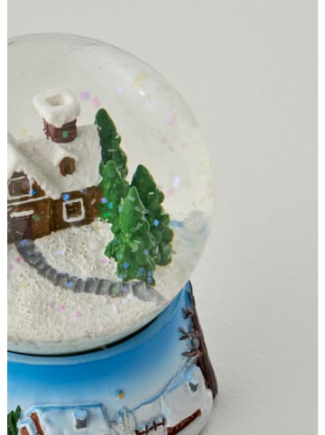 Sneeuwbol meerkleurig - (H)13 x Ø 9,5 cm