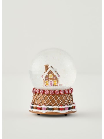 Sneeuwbol meerkleurig - (H)13 x Ø 9,5 cm