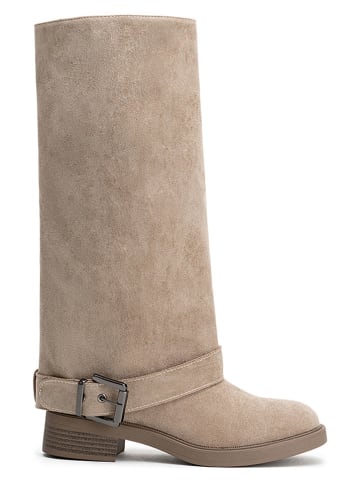 Kozaki w kolorze khaki