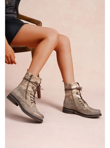 Botki w kolorze khaki