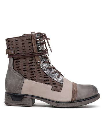 Botki w kolorze khaki