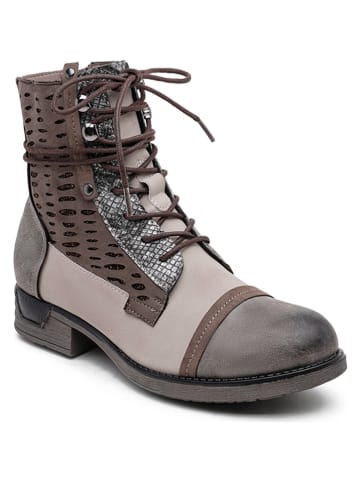 Botki w kolorze khaki