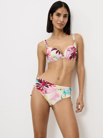 Bikini-Oberteil "Summer Fleur" in Bunt/ Rosa