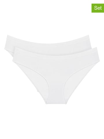 2er-Set: Slips in Weiß