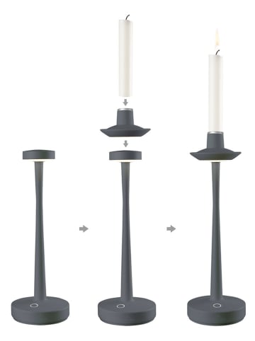 Led-buitenlamp ''Aarhus'' antraciet - (H)30 x Ø 9,5 cm