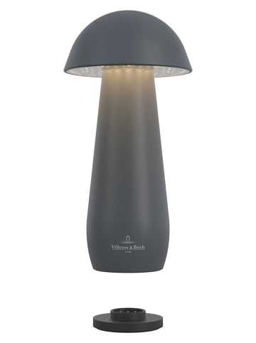 Akumulatorowa lampa stołowa LED w kolorze antracytowym - wys. 16 x Ø 8 cm