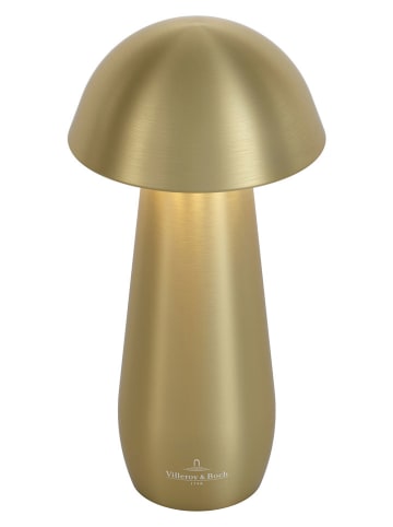 Oplaadbare led-tafellamp ''Modena'' goudkleurig - (H)16 x Ø 8 cm