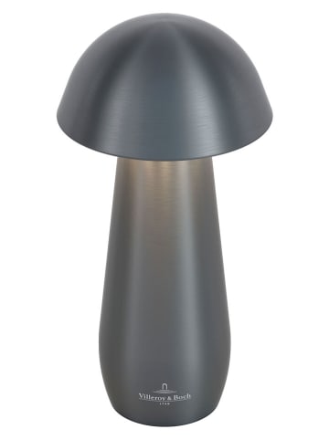 Akumulatorowa lampa stołowa LED "Moderna" w kolorze szarym - wys. 16 x Ø 8 cm
