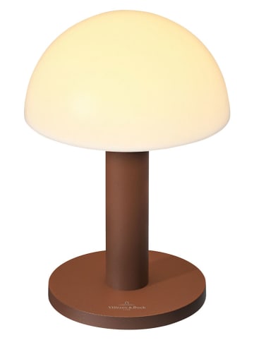 Oplaadbare led-tafellamp ''Bergamo'' brons/bronskleurig - (H)18 x Ø 12,2 cm