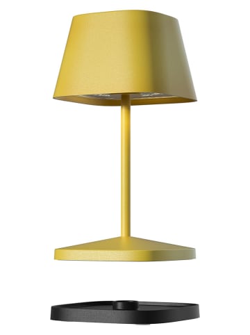LED-Akku-Tischleuchte ''Neapel 2.0'' in Gelb - (B)10 x (H)20 x (T)10 cm