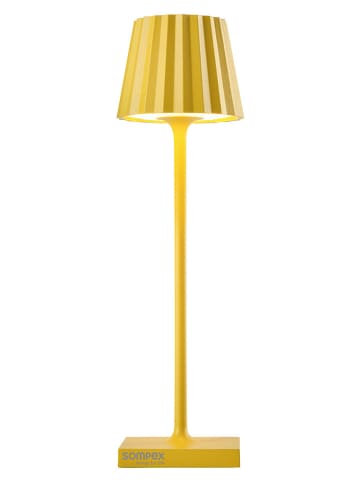Oplaadbare led-tafellamp ''Troll Nano'' geel - (H)21 x Ø 6 cm