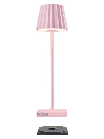 LED-Akku-Tischleuchte ''Troll Nano'' in Pink - (H)21 x Ø 6 cm