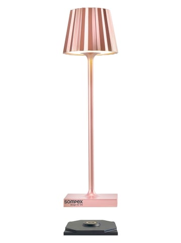 LED-Akku-Tischleuchte ''Troll Nano'' in Rosa - (H)21 x Ø 6 cm