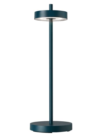 LED-Akku-Tischleuchte ''Essence'' in Blau - (H)34 x Ø 11,5 cm