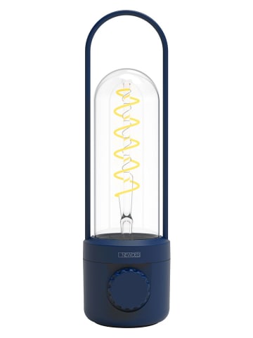 Akumulatorowa lampa stołowa LED "Coil" w kolorze niebieskim - wys. 28 x Ø 8 cm