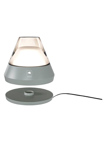 Akumulatorowa lampa stołowa LED w kolorze szarym - wys. 9,5 x Ø 11 cm