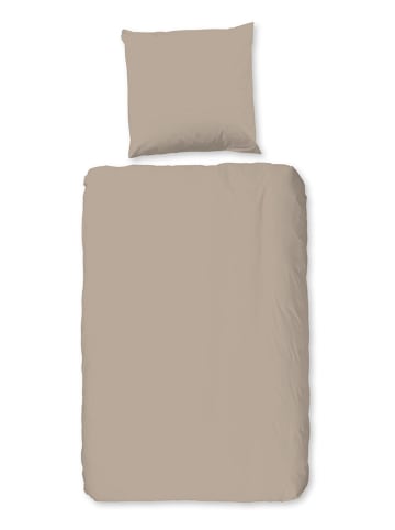 Flanell-Bettwäsche-Set in Beige