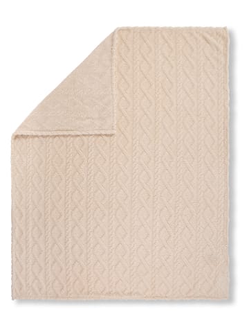 Plaid "Descanso" in Beige