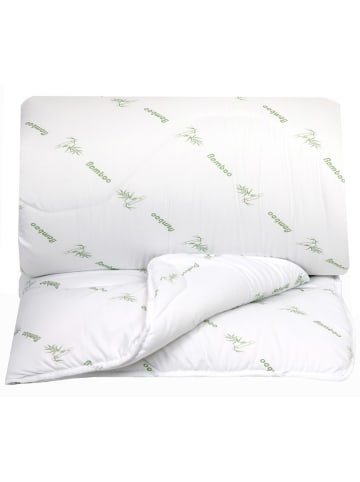 Microvezeldekbed wit