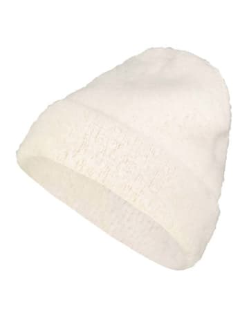 Czapka beanie w kolorze kremowym