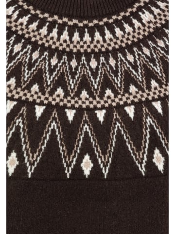 Sweter w kolorze ciemnobrązowym