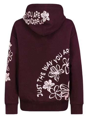 Hoodie in Bordeaux