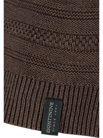 Sweter w kolorze ciemnobrązowym