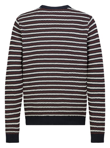 Sweter w kolorze czarno-brązowo-białym