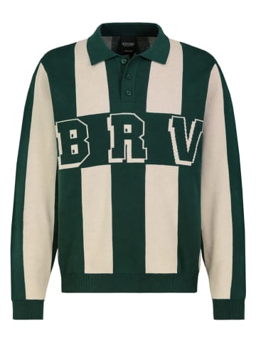 Sweter w kolorze zielono-kremowym