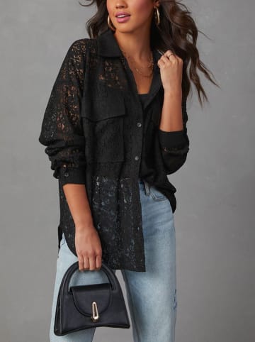 Bluse in Schwarz
