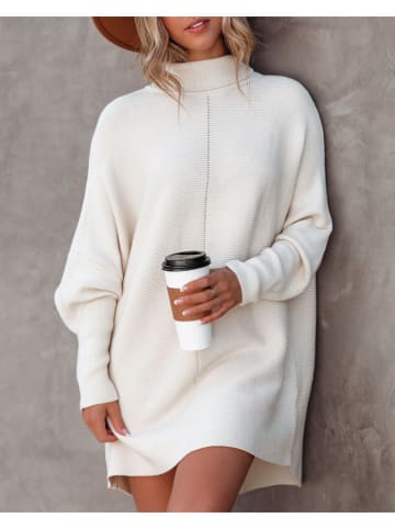 Strickkleid in Creme