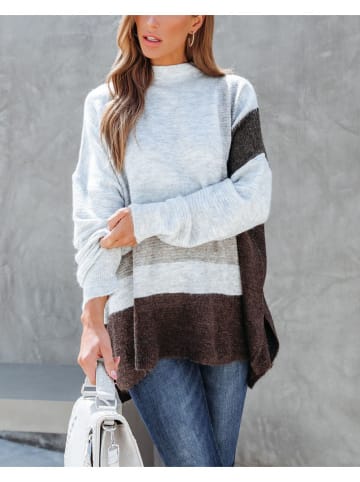 Sweter w kolorze szarym