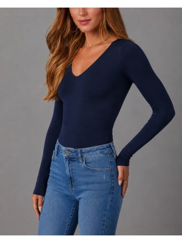 Longsleeve in Dunkelblau