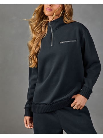 Sweatshirt in Schwarz